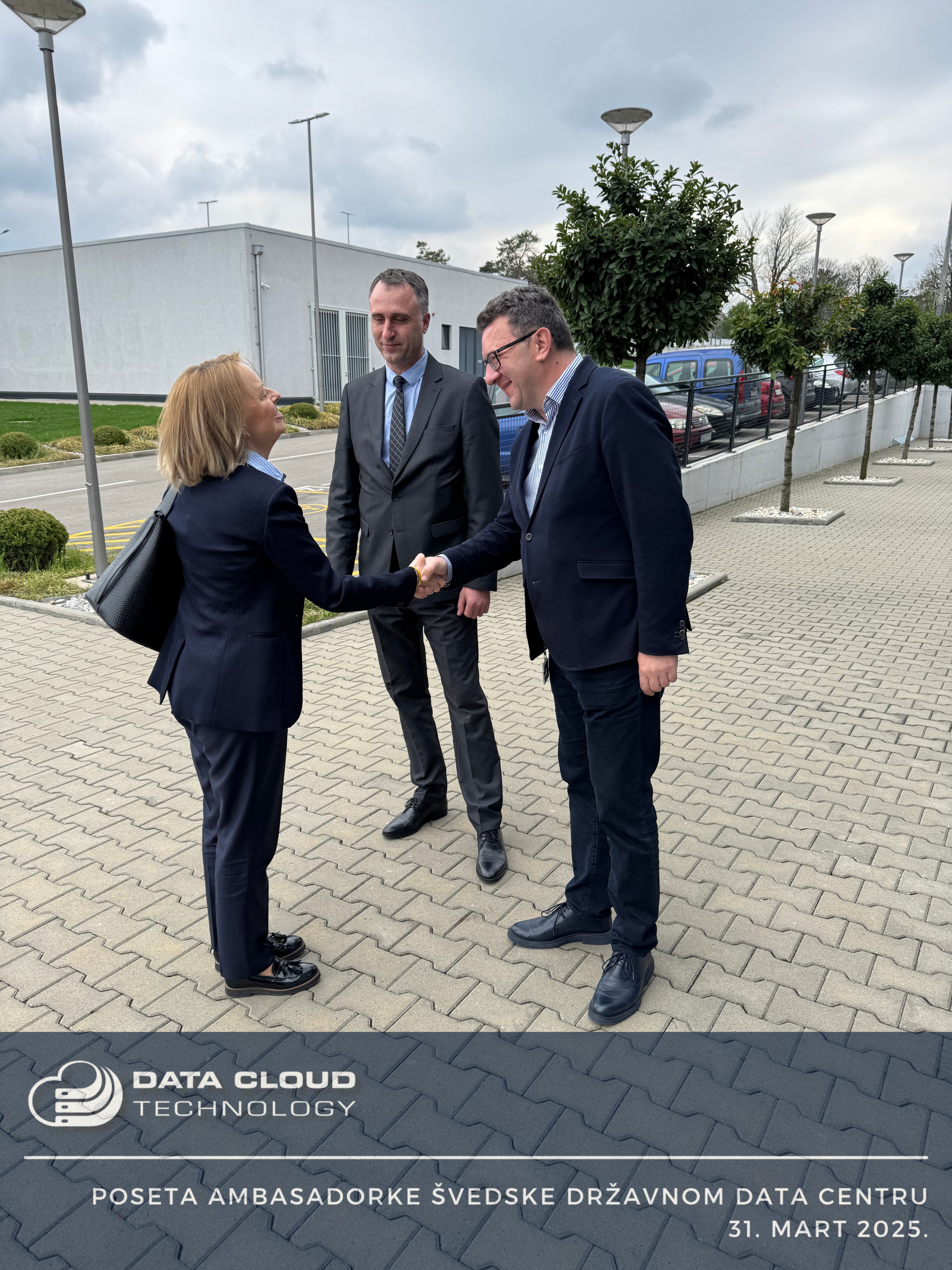 Poseta ambasadorke Švedske Državnom data centru